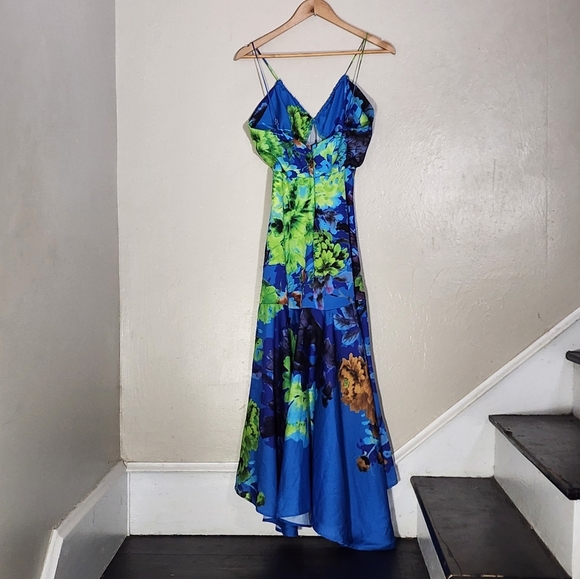 Delfi Collective Floral Blue Dress - Picture 3 of 4